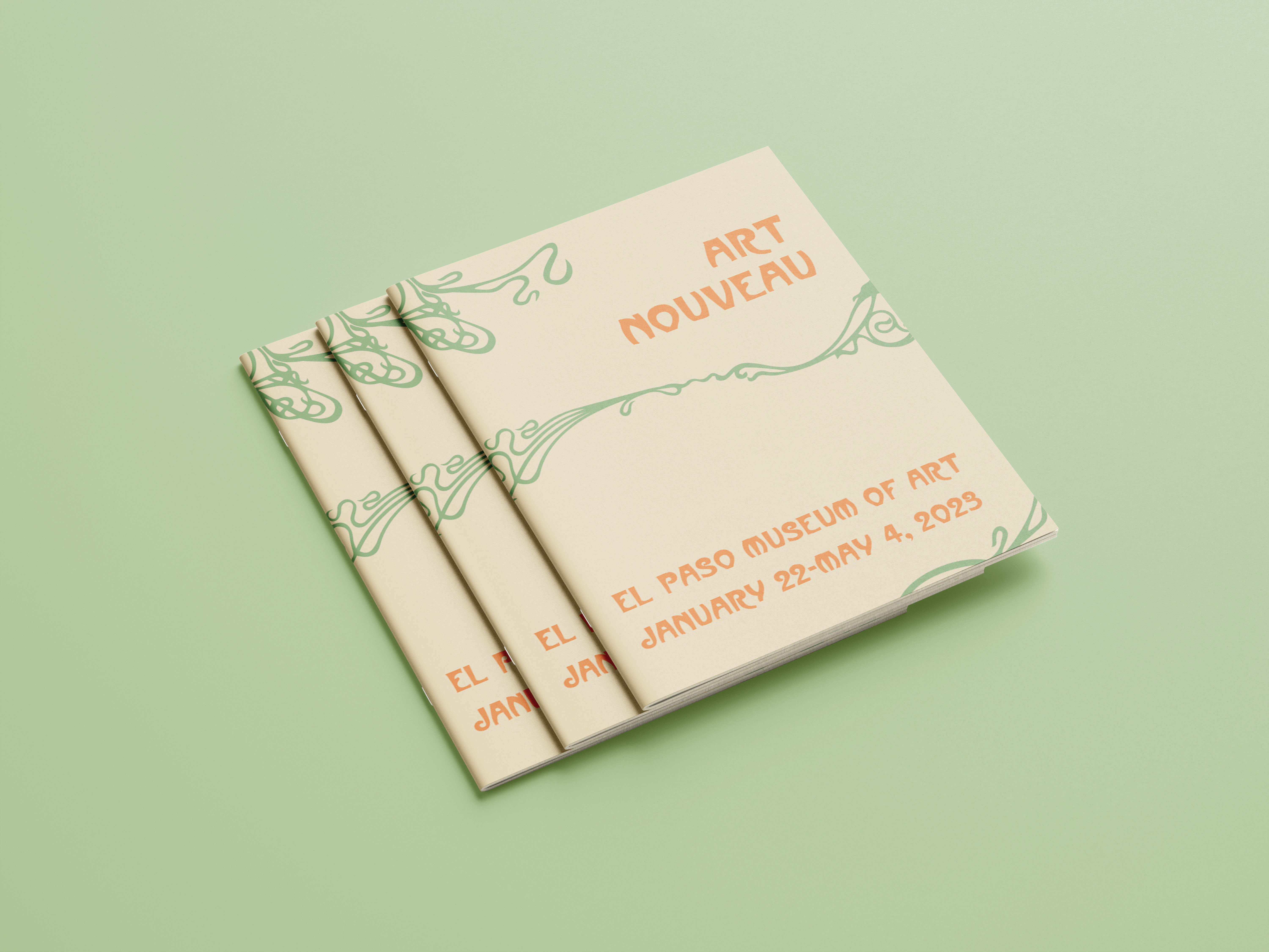 Front page design for catalog