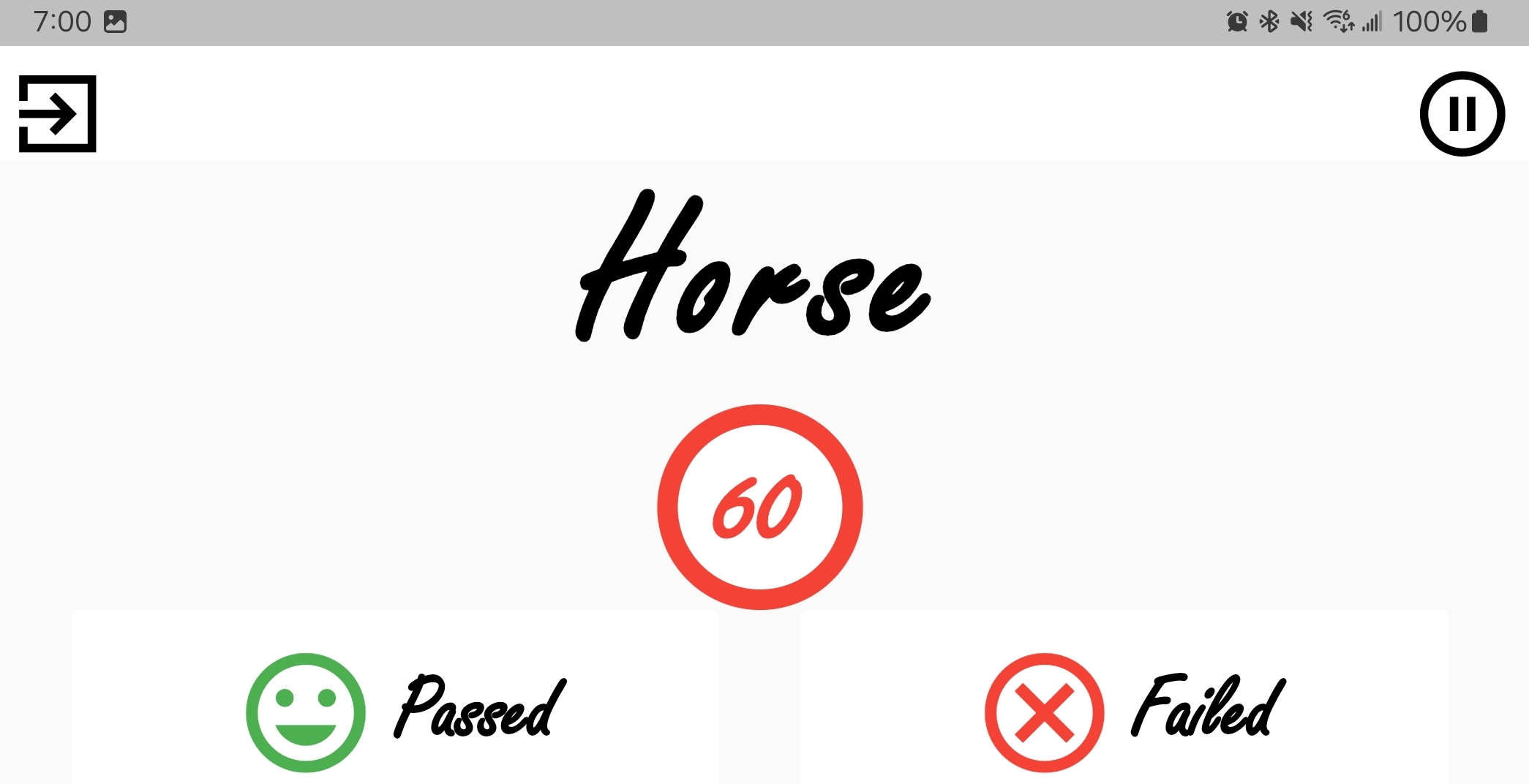 In game screenshot of the Thinking Crisis proof of concept app.